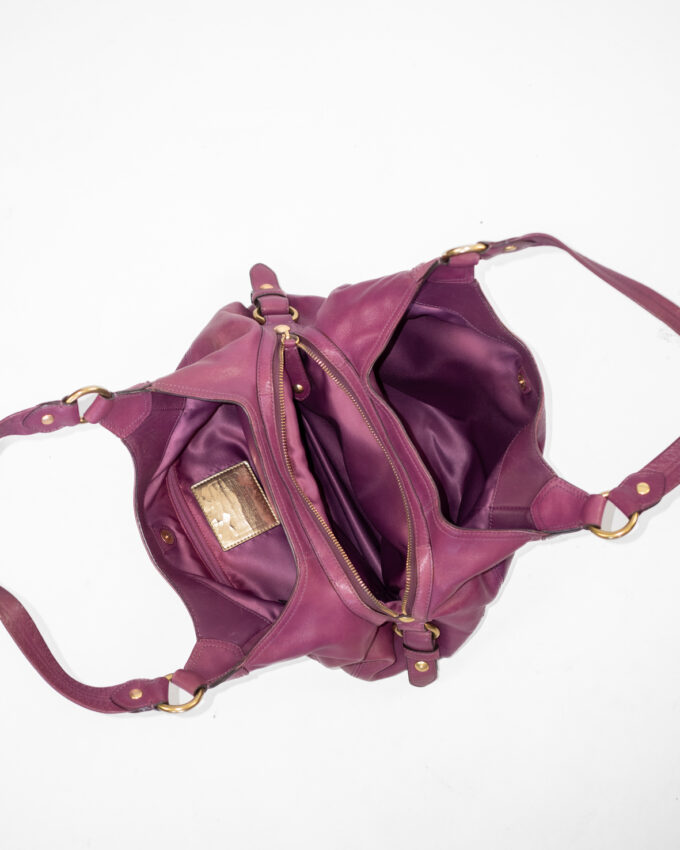 Vintage Coach Maggie Leather Bag – Plum