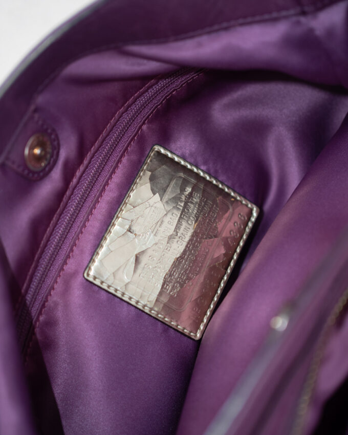 Vintage Coach Maggie Leather Bag – Plum