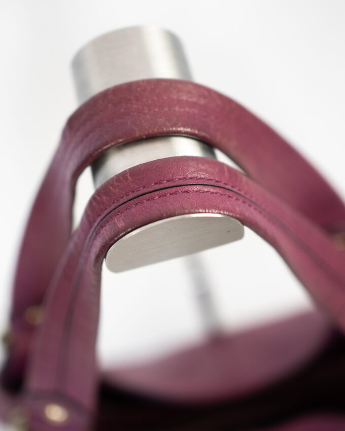 Vintage Coach Maggie Leather Bag – Plum