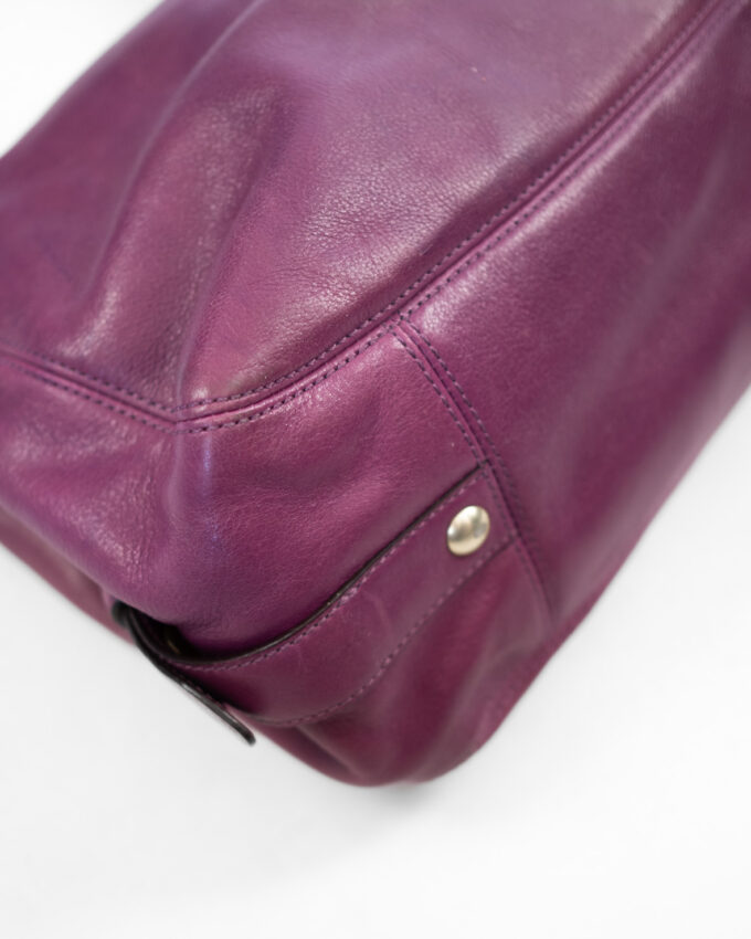 Vintage Coach Maggie Leather Bag – Plum