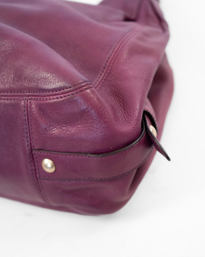 Vintage Coach Maggie Leather Bag – Plum
