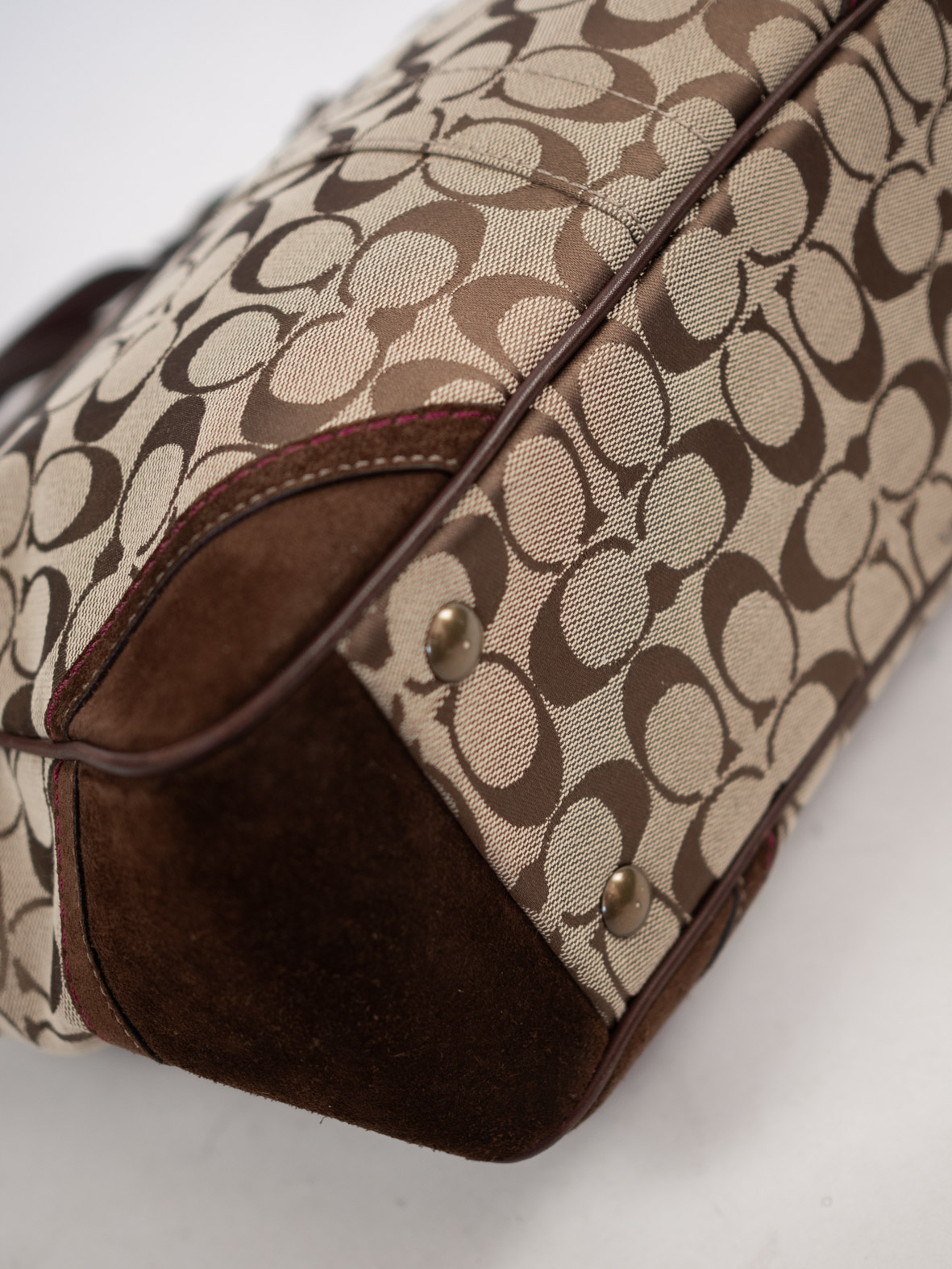 Vintage Coach Signature Tote Bag - Image 8