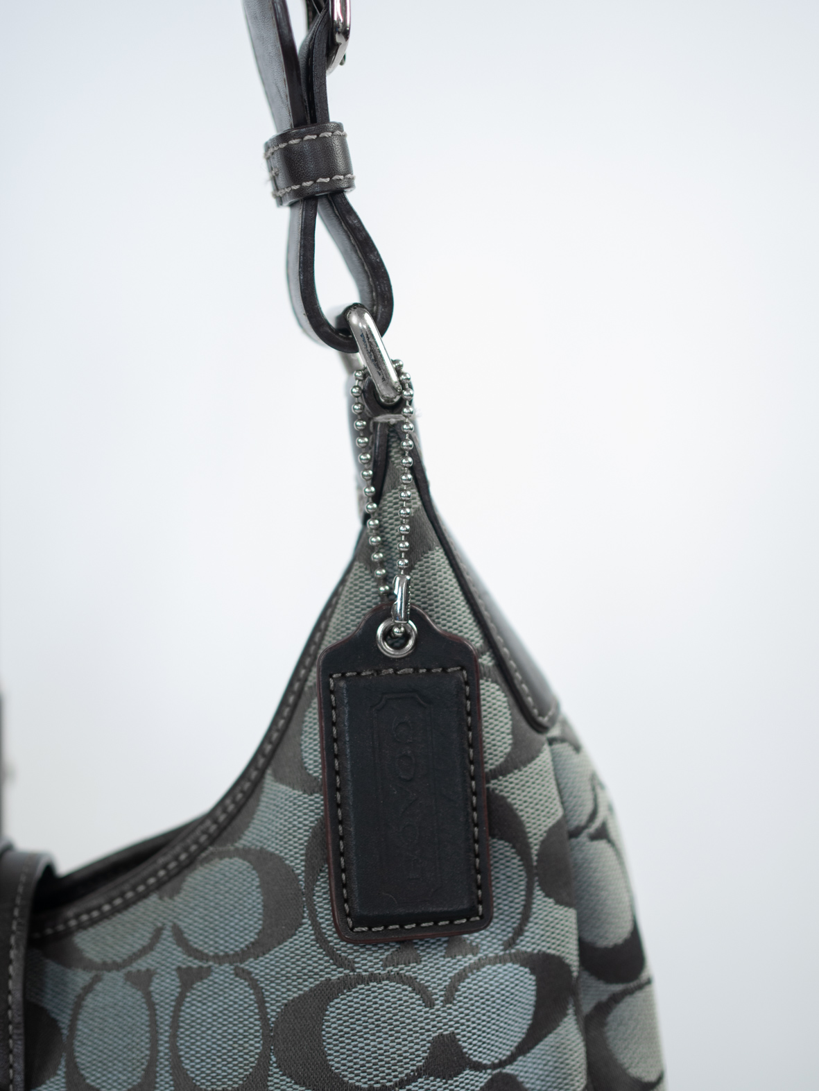 Rare Blue Vintage Coach Soho Hobo - Image 6