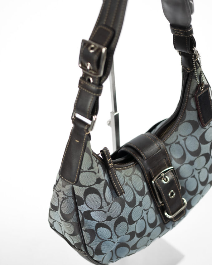 Rare Blue Vintage Coach Soho Hobo
