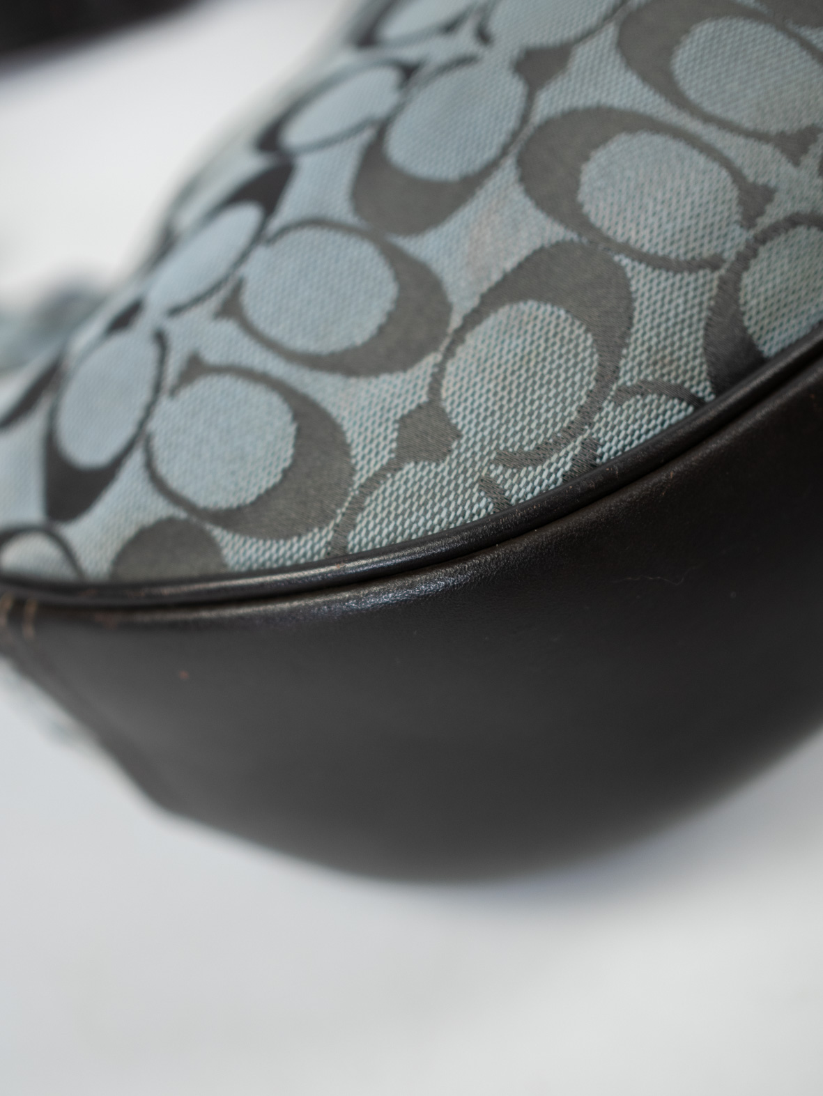 Rare Blue Vintage Coach Soho Hobo - Image 11