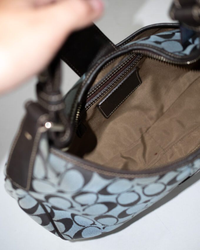 Rare Blue Vintage Coach Soho Hobo