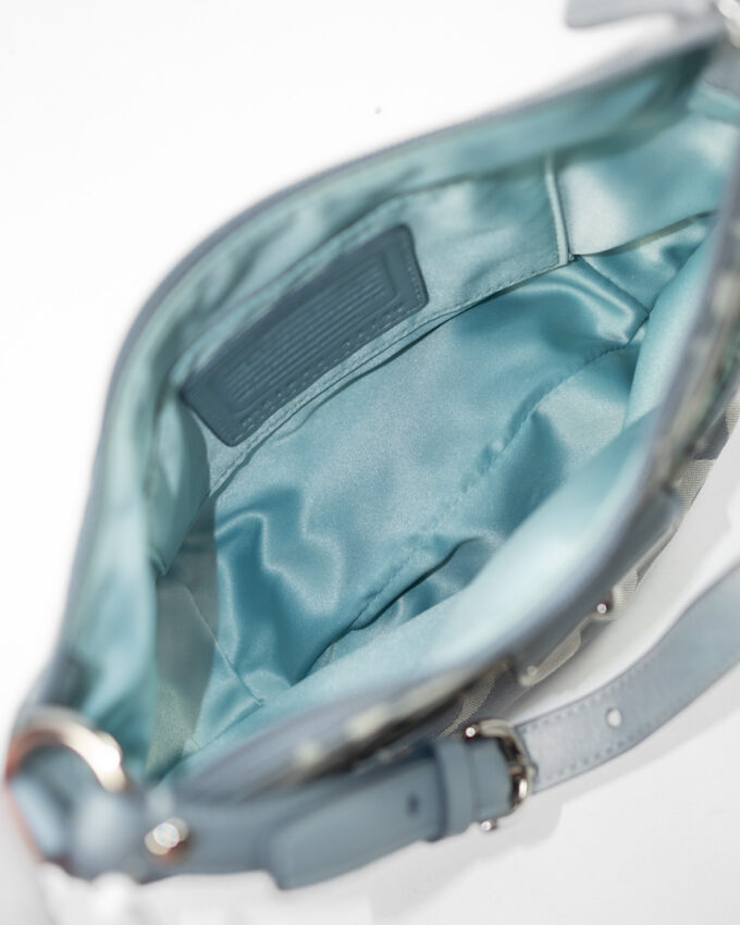 Vintage Coach Pastel Blue Mini Hobo - rare color