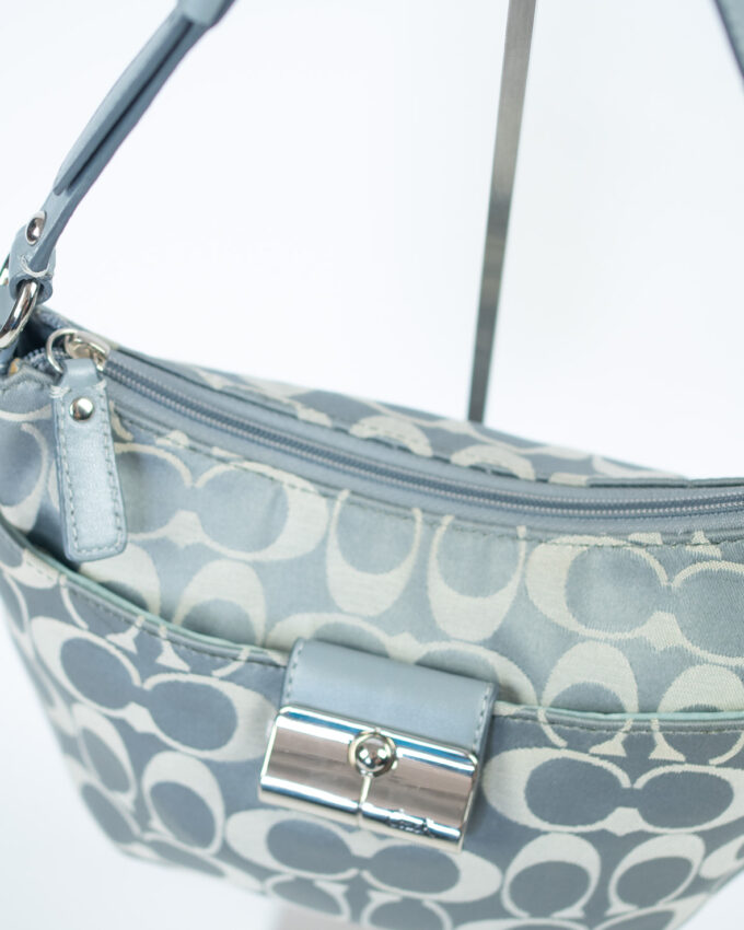 Vintage Coach Pastel Blue Mini Hobo - rare color