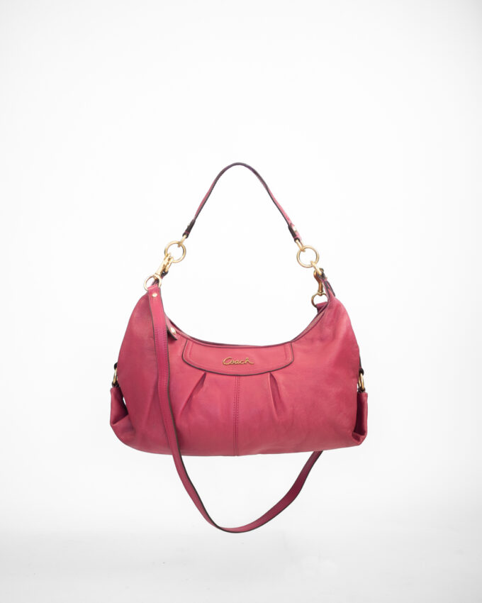 Vintage Coach Berry Leather Bag