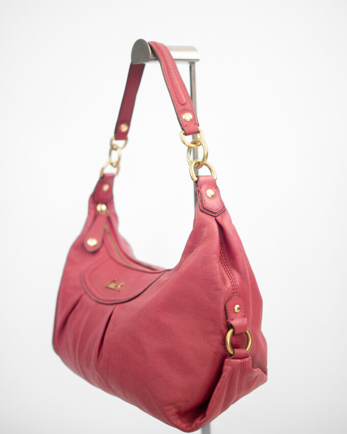 Vintage Coach Berry Leather Bag