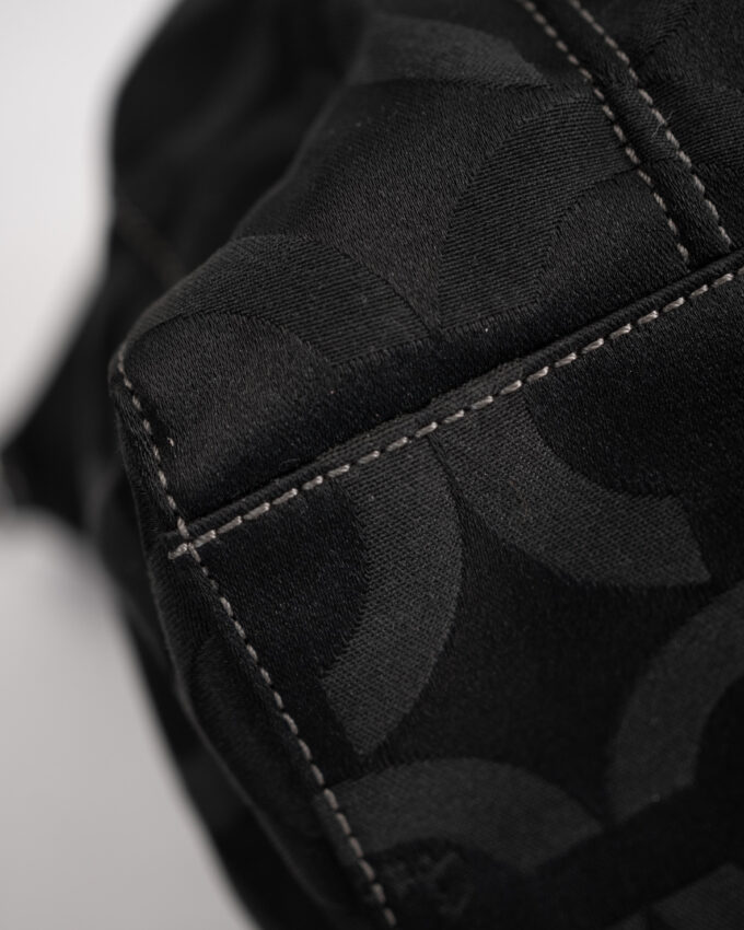 Vintage Coach Madison Signature Canvas Bag – Black