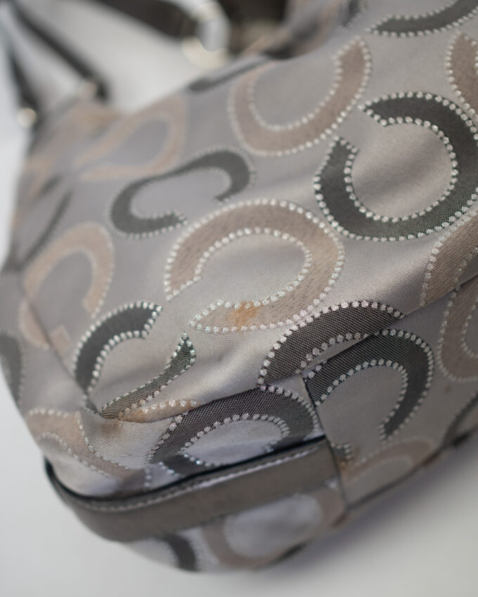 Vintage Coach Maggie Monogram Bag – Grey