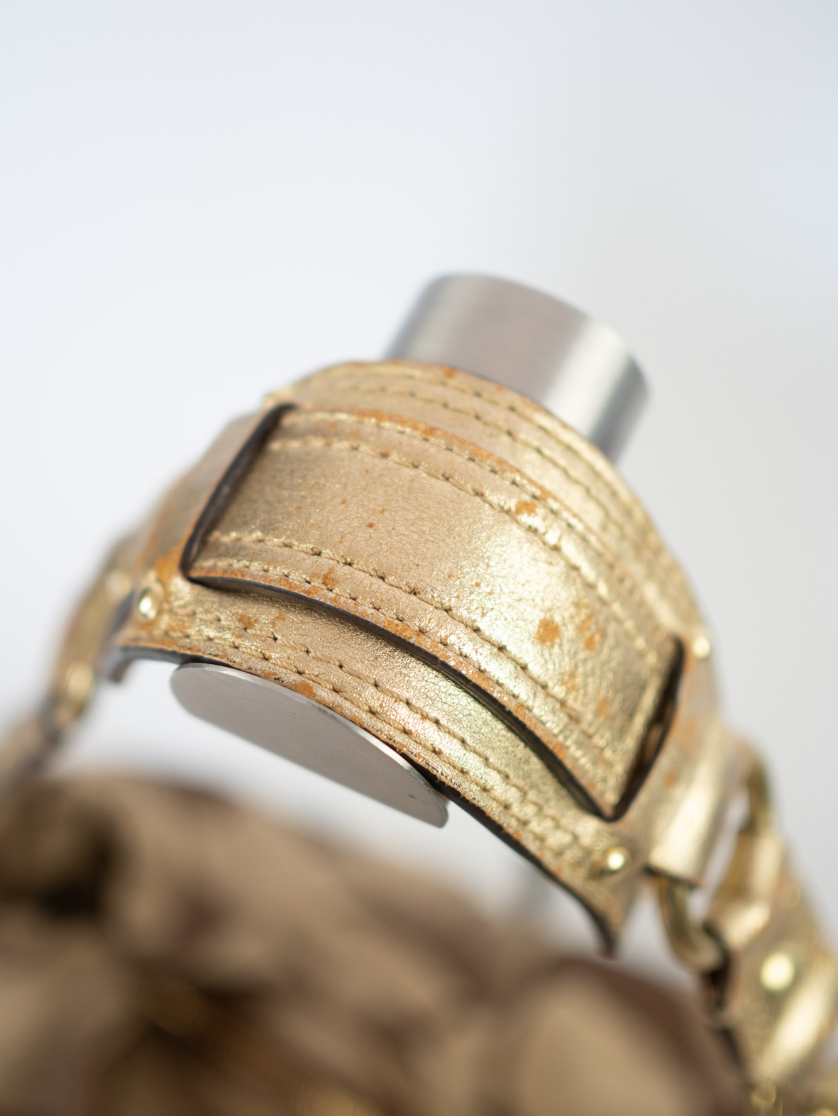 Vintage Coach Carly Monogram Bag – Gold - Image 5