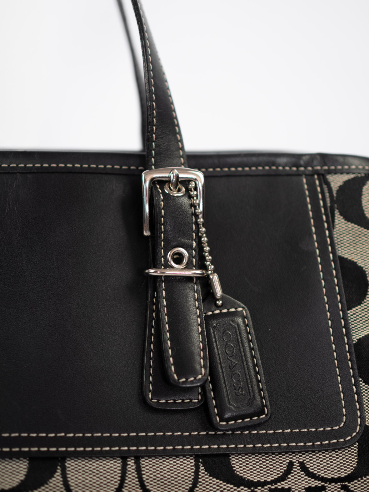 Vintage Coach Signature Everyday Bag - Image 5