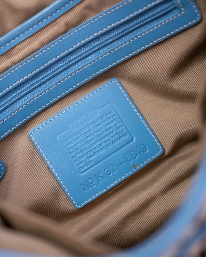 Vintage Coach Signature Buckle Crossbody