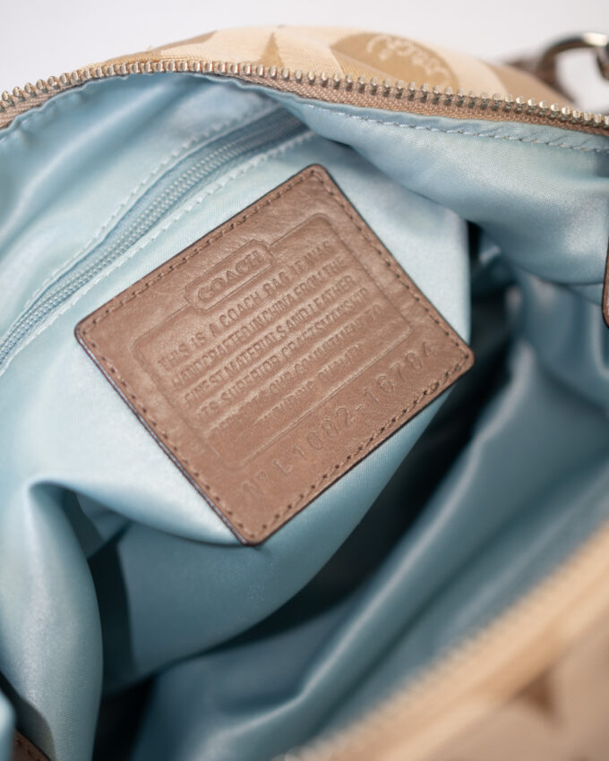 Vintage Coach Signature Hobo Bag