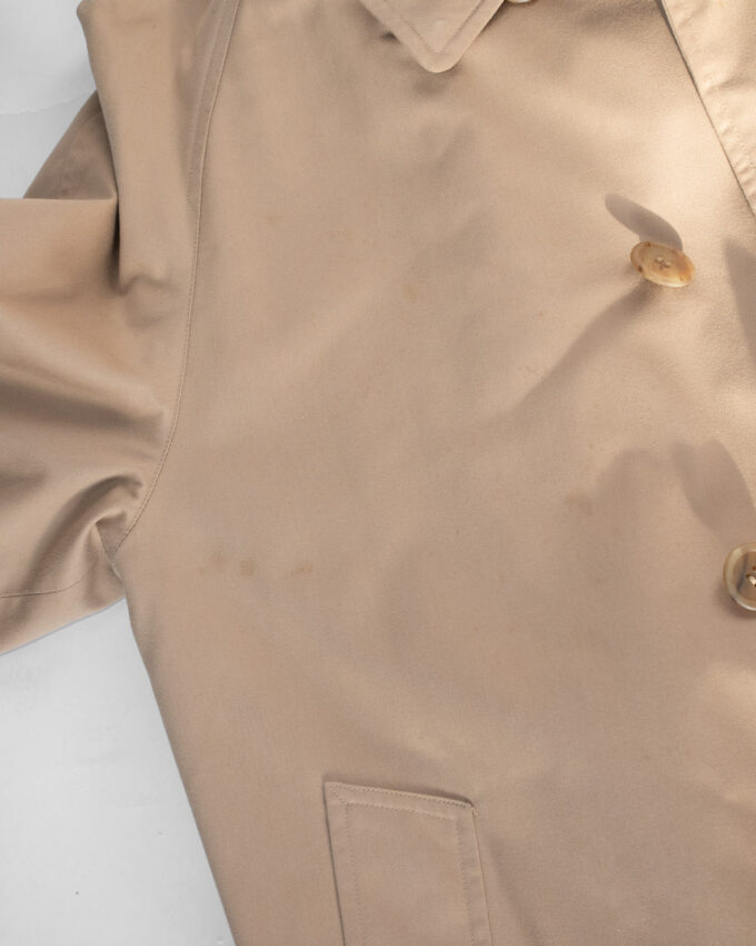 Vintage Burberrys Beige Coat with Removable Lining - S