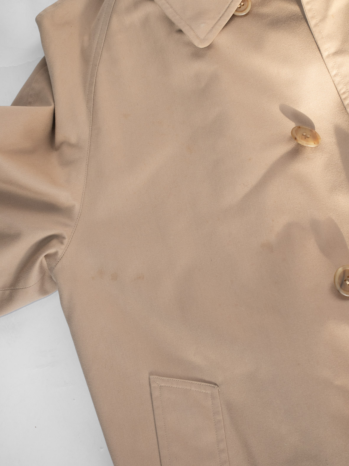 Vintage Burberrys Beige Coat with Removable Lining - S - Image 8