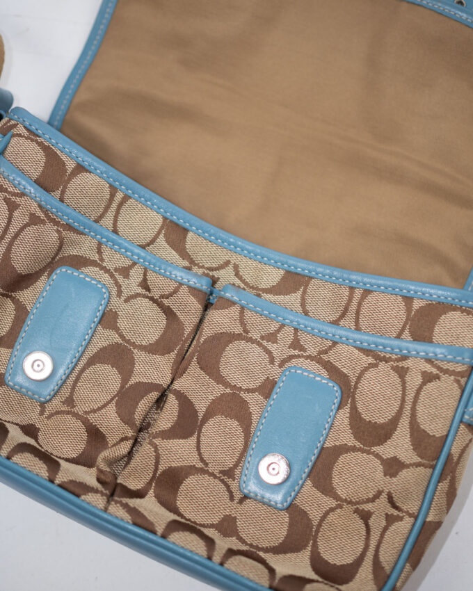 Vintage Coach Signature Buckle Crossbody
