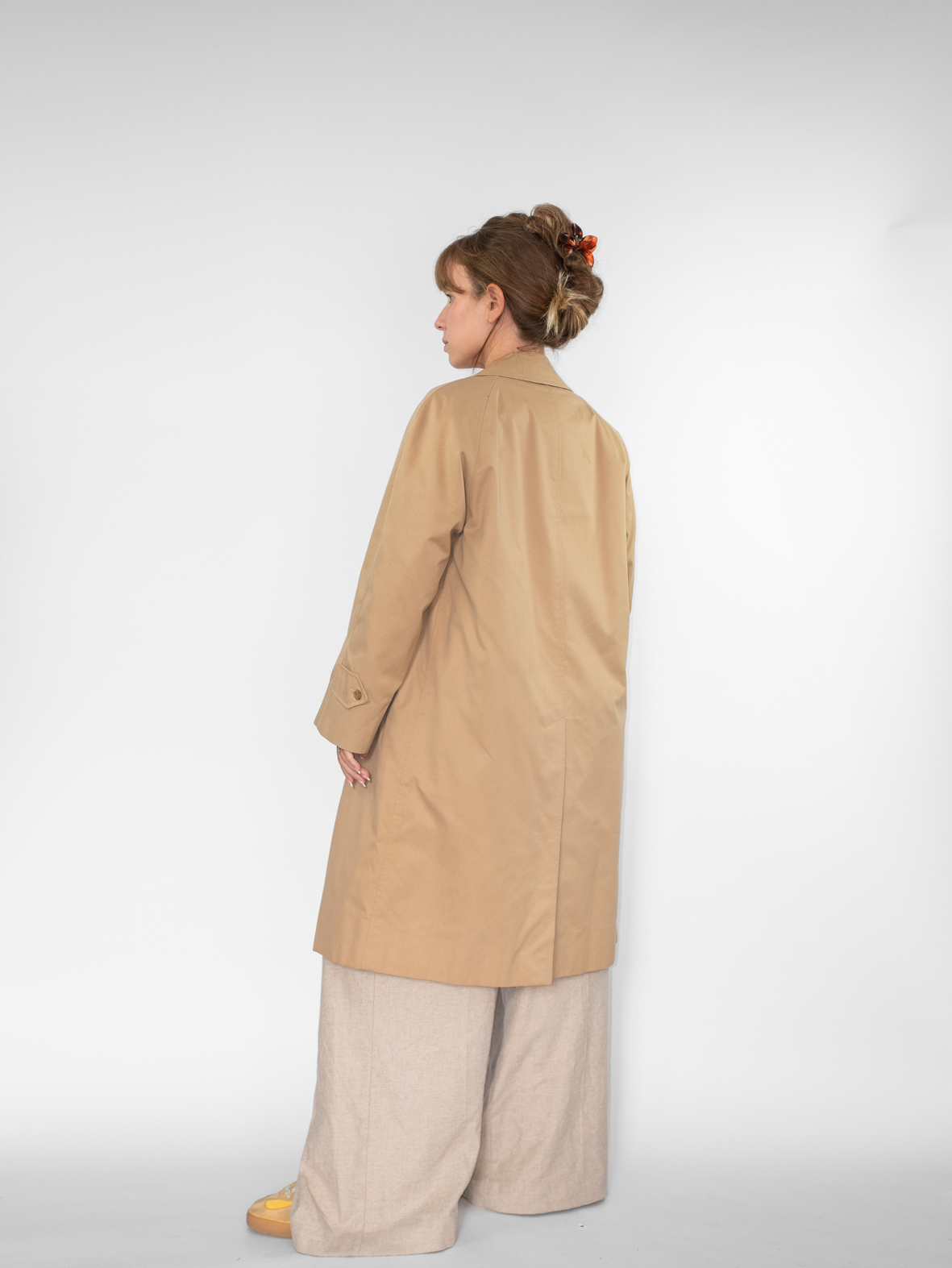 Vintage Burberrys Beige Coat with Removable Lining - S - Image 10